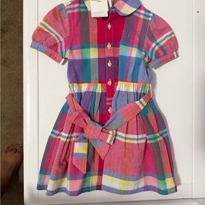 Polo by Ralph Lauren Multicolor Plaid Kids Dress